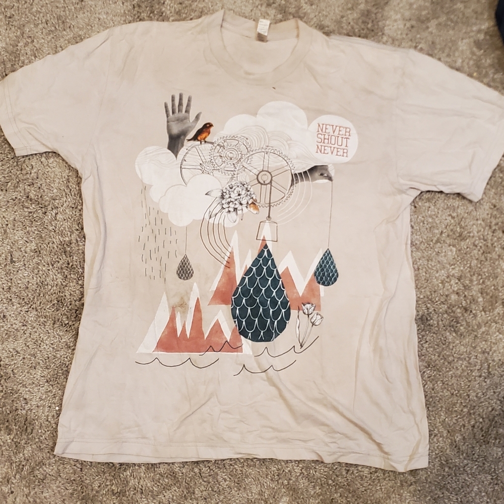 Never Shout Never shirt Large
